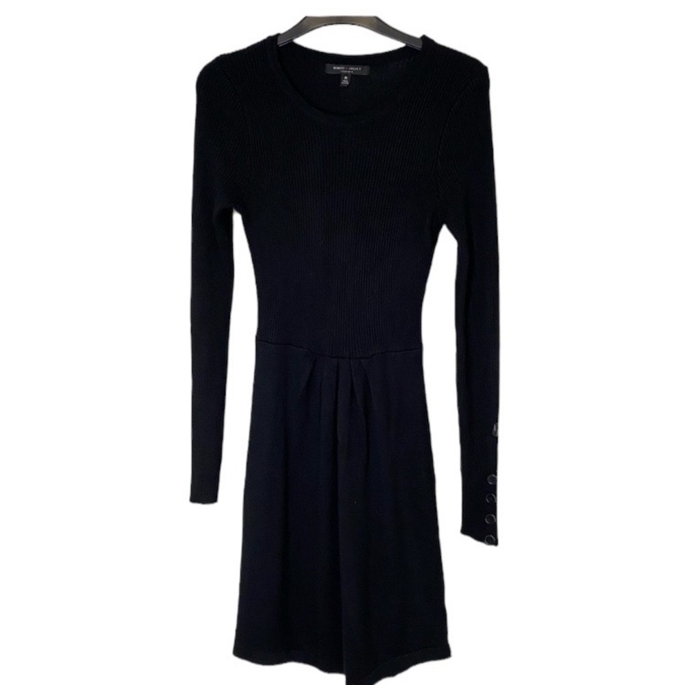 Romeo+Juliet Black Long Sleeve Dress Size Medium